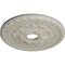 Ekena Millwork Palmetto Ceiling Medallion (Canopies up to 5"), 20 7/8"OD x 3 5/8"ID x 1 5/8"P, Pot of Cream Crackle CM20PMPCC - alternate 3